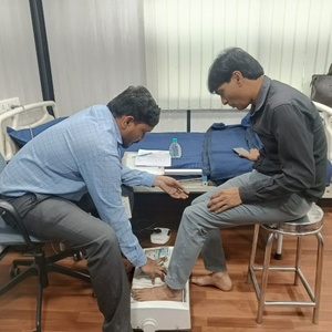 doctor and employee