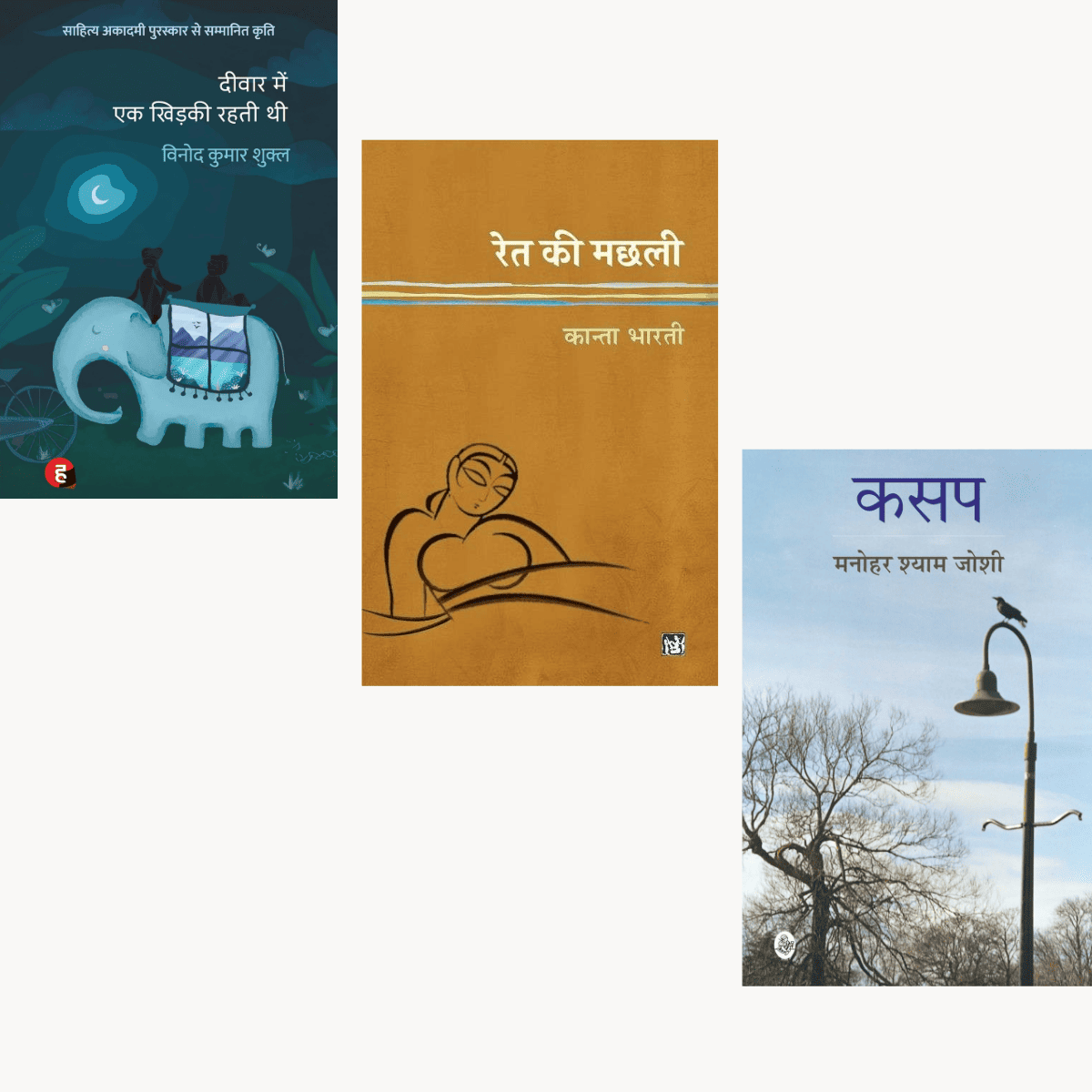 Deewar Me Ek Khidki Thi + Ret Ki Machli + Kasap – Hindi PDF Combo