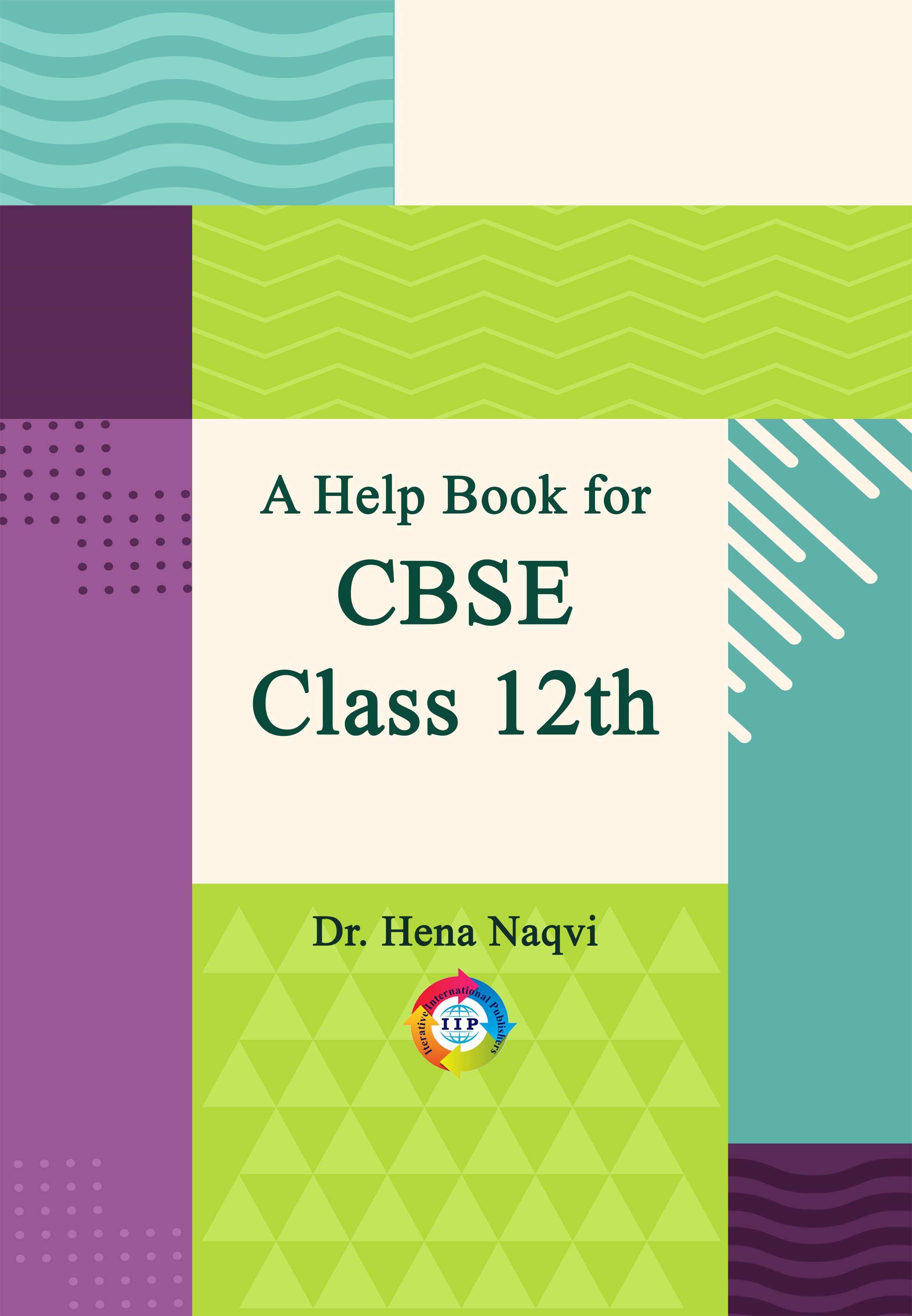 A HELP BOOK FOR CBSE CLASS 12th