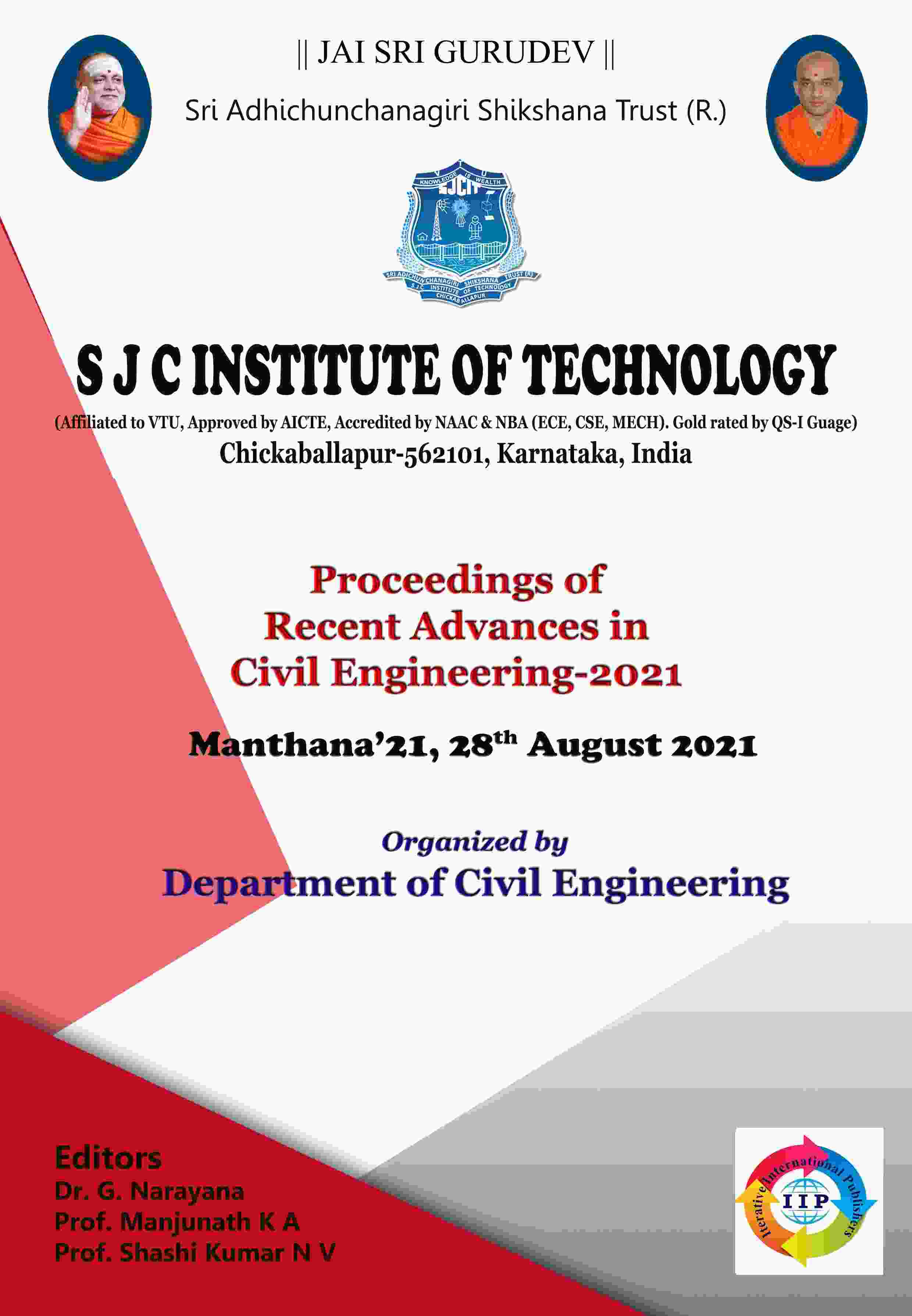 RECENT ADVANCES IN CIVIL ENGINEERING-2021