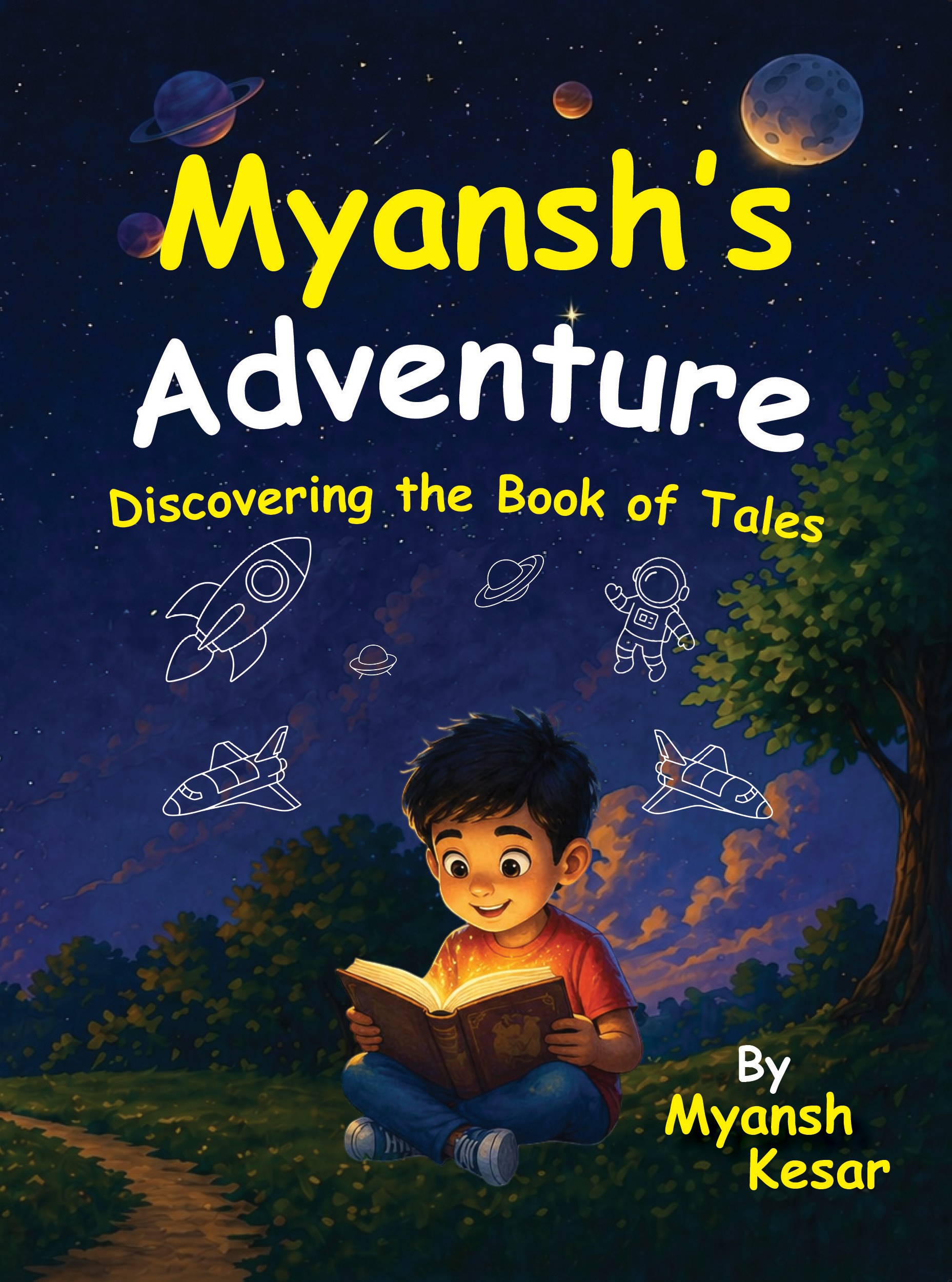 Myansh's Adventure: Discovering the Book of Tales