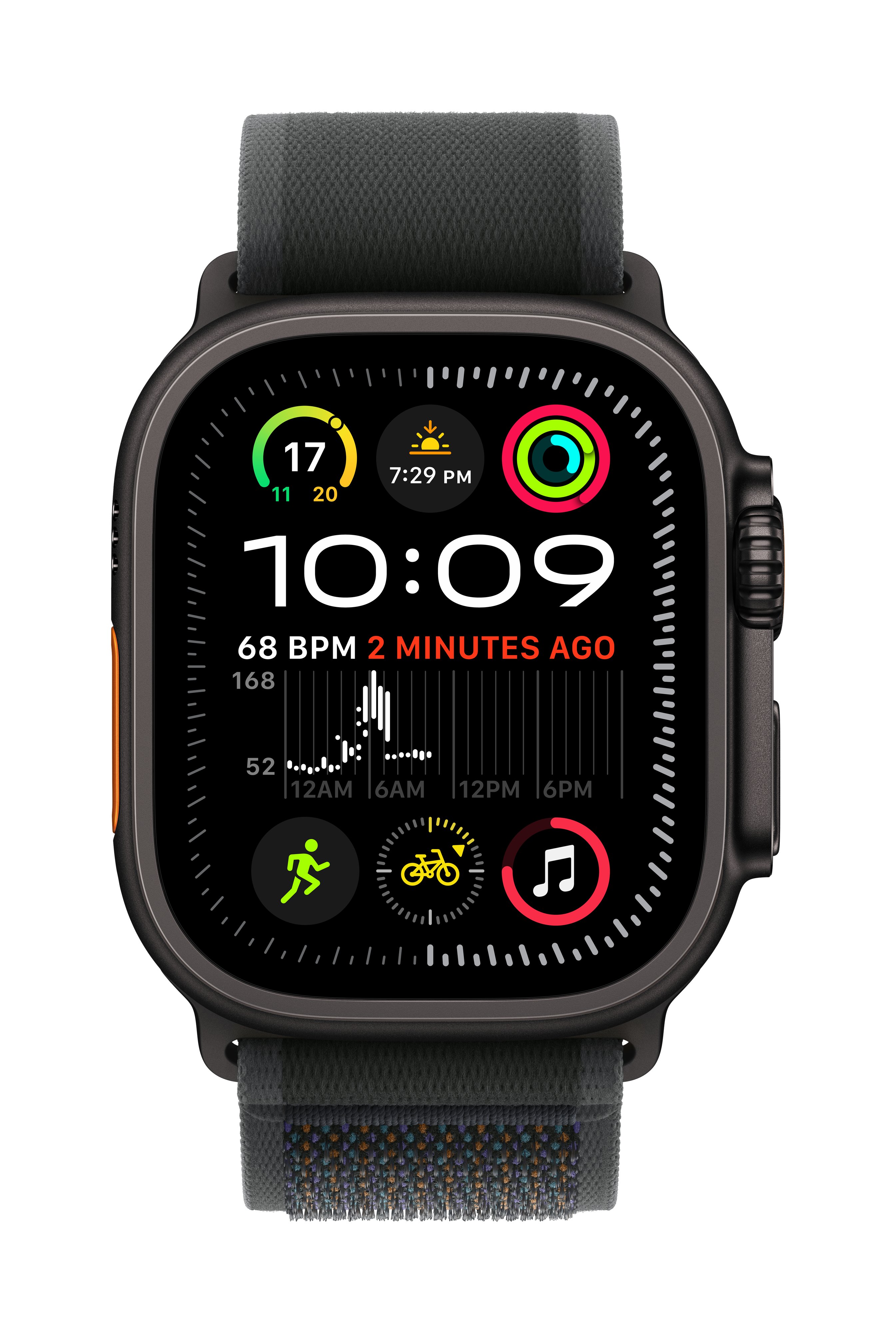 Apple Watch Ultra 2 GPS + Cellular 49mm Black Titanium Case with 