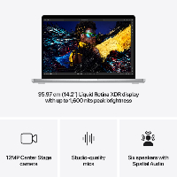 14-inch MacBook Pro: Apple M4 Max chip Silver 1TB SSD storage 14