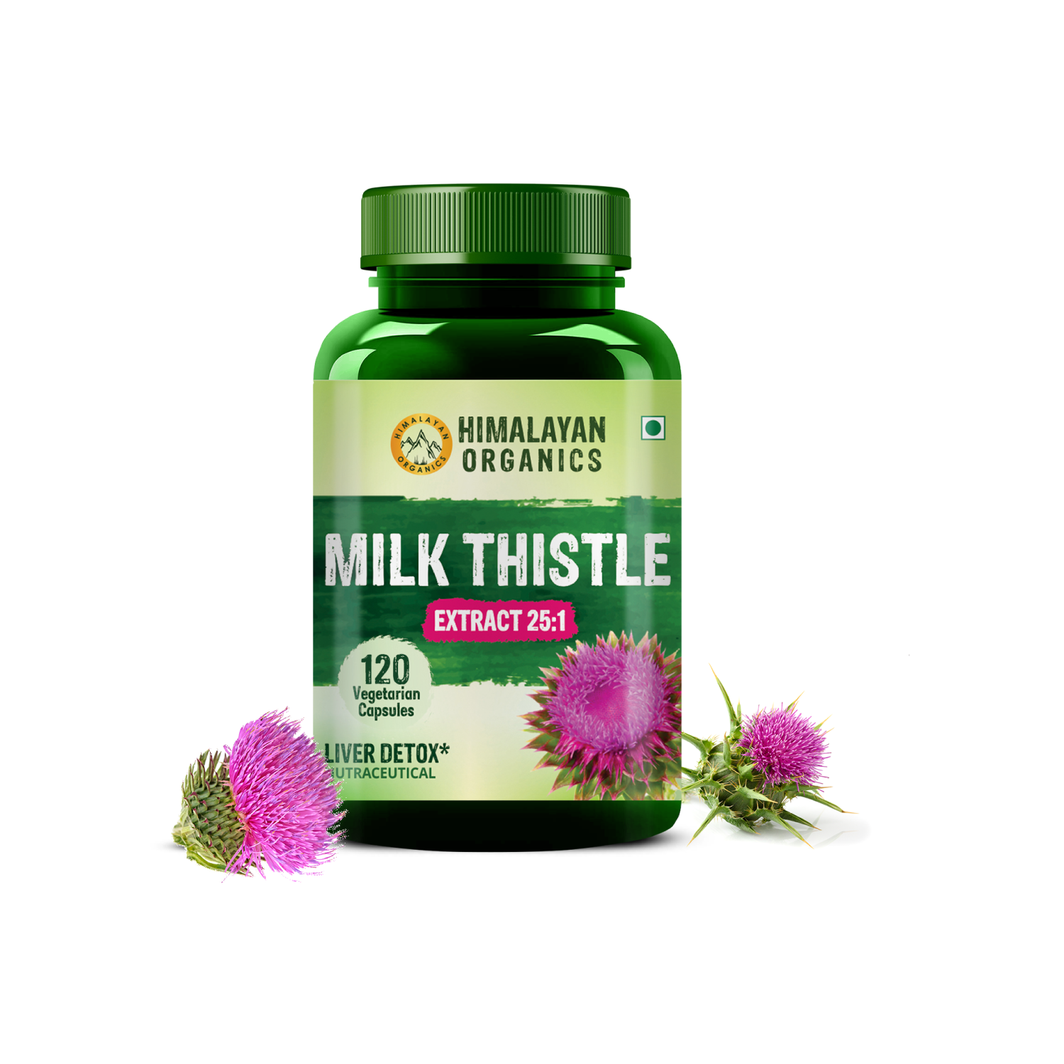 NatureFit Shop | Himalayan Organics Milk Thistle Extract Silymarin ...