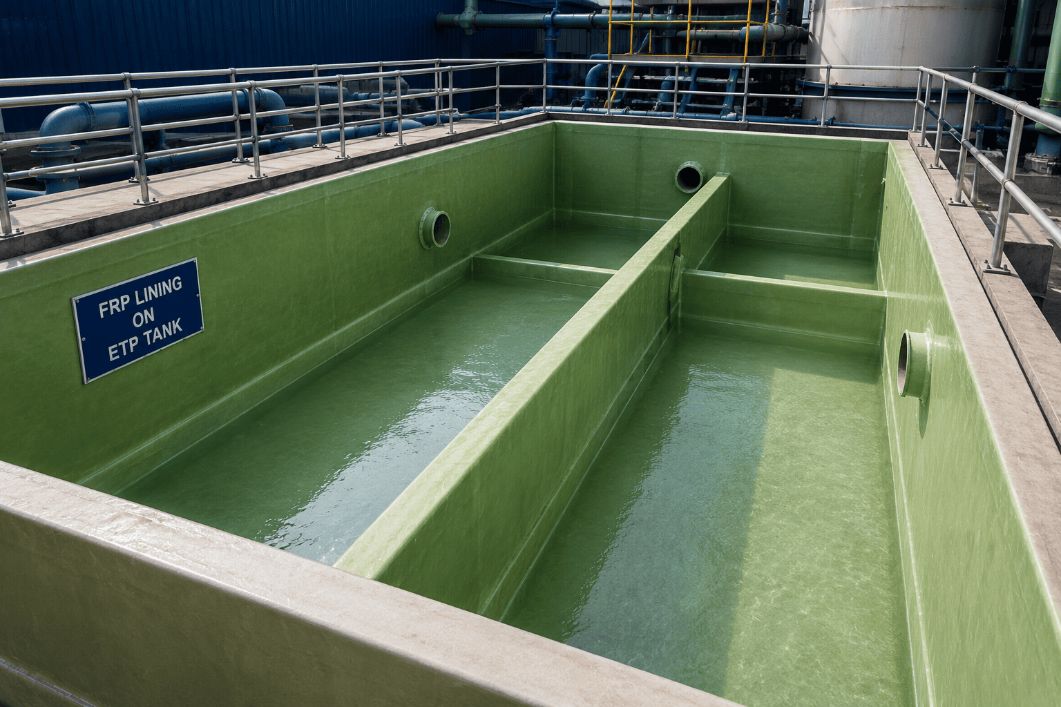 FRP on ETP Tank