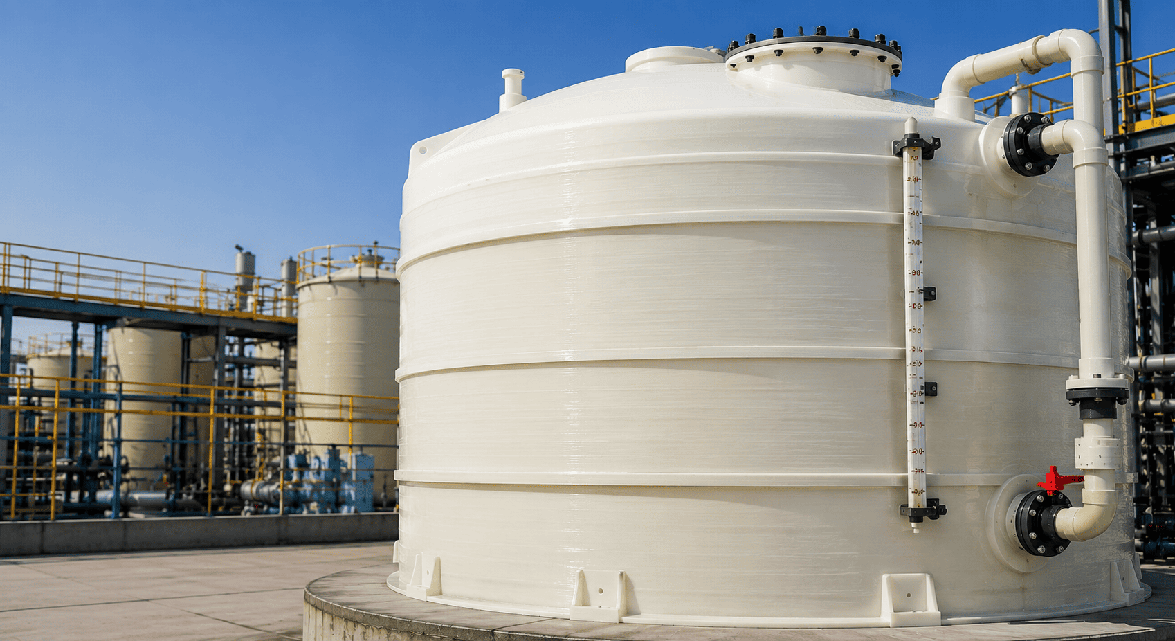 PP and PP-FRP Chemical Storage Tank