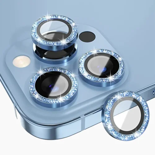 iPhone 11 Pro Camera Lens Protector - Blue Diamond