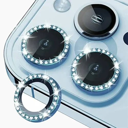 iPhone 11 Pro Camera Lens Protector - Blue Diamond