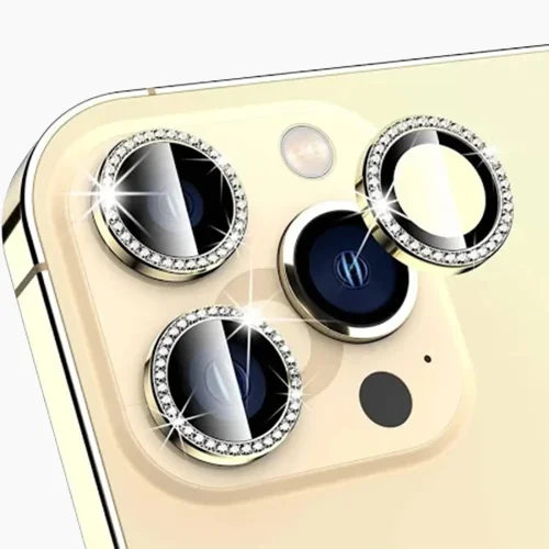 iPhone 11 Pro Camera Lens Protector - Gold Diamond