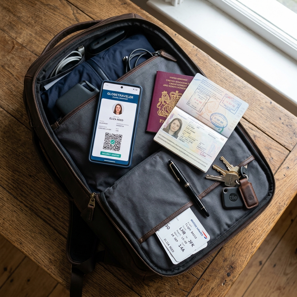 Passport and travel documents for identity recovery