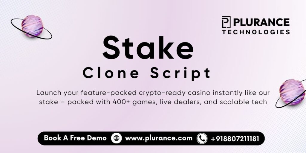 Stake Clone Script: Build Your Own Next-Gen Crypto Casino Platform