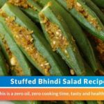 How to make Stuffed Bhindi Salad – A No-Cook Diabetic-Friendly Snack