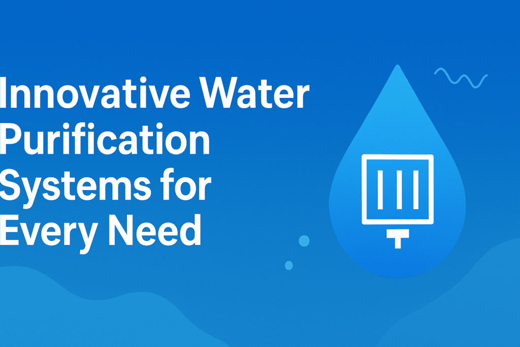 Innovative Water Purification Systems for Every Need