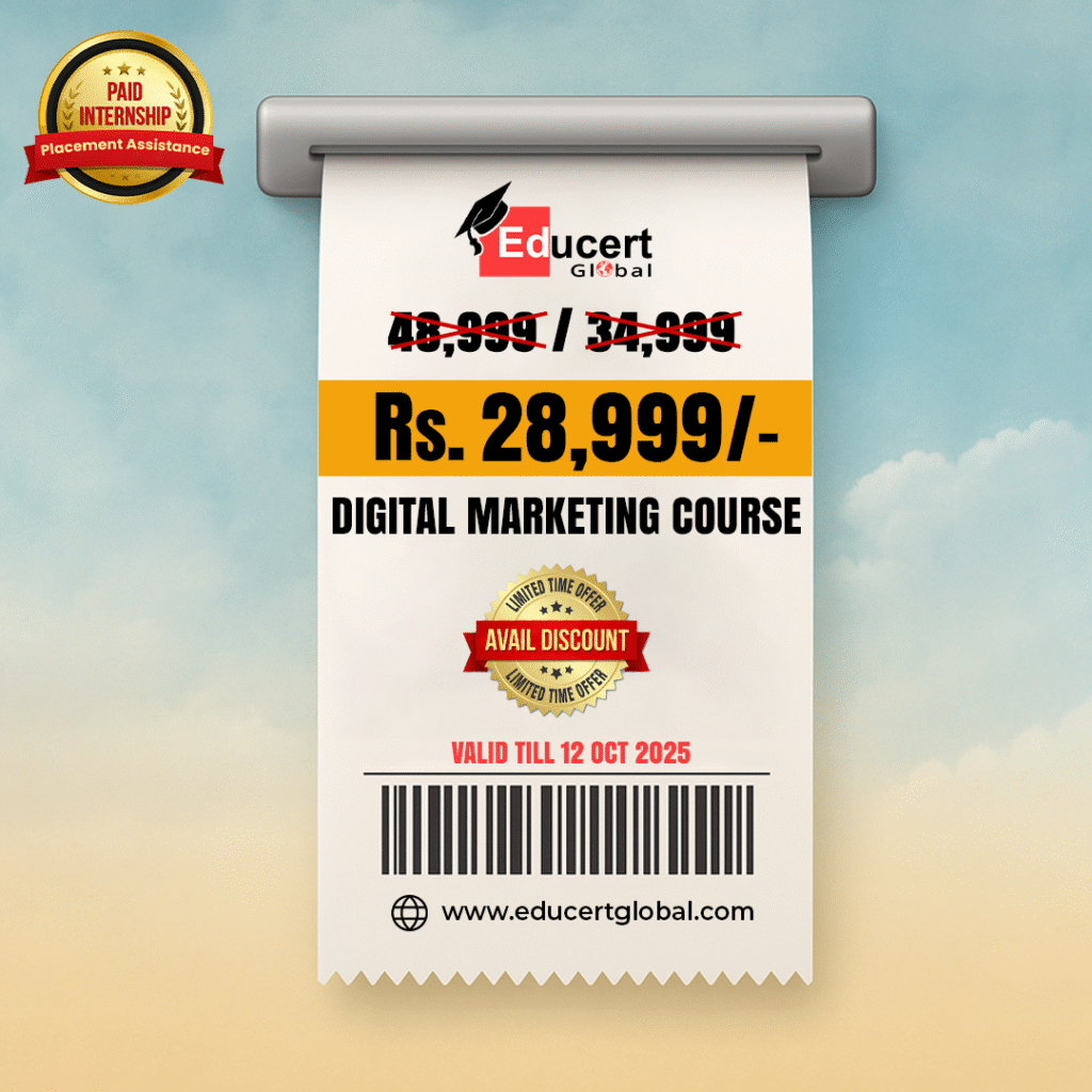 Digital Marketing Course in Lucknow with Paid Internship -Boost Your Career Today