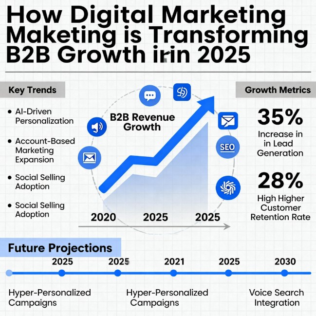 How Digital Marketing is Transforming B2B Growth in 2025