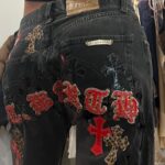 Chrome Hearts jeans that feel smooth and stylish
