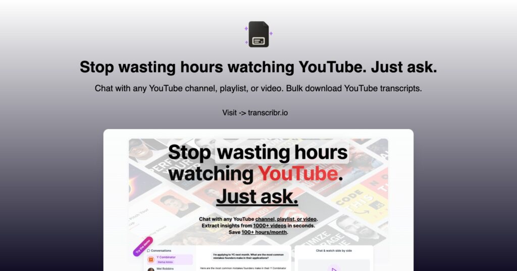 YouTubeTranscript.io vs Transcript Extractor – Smarter Way to Turn Videos into Text