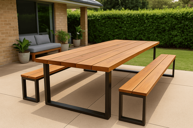 Custom Outdoor Table Perth: Blending Function, Style, and Local Craftsmanship