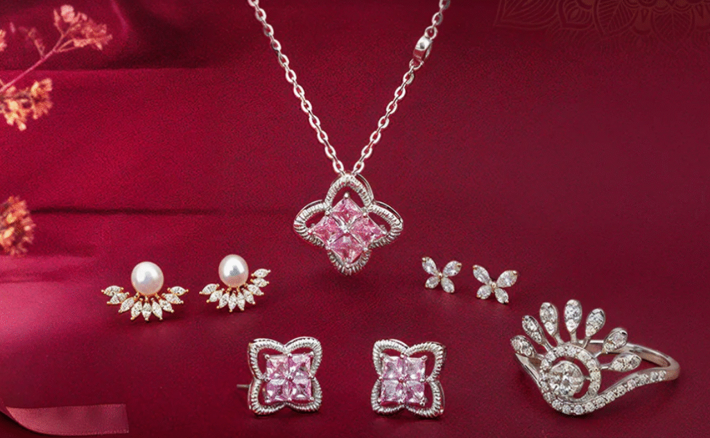 Grace in Every Sparkle: The Allure of Silver Diamond Jewellery