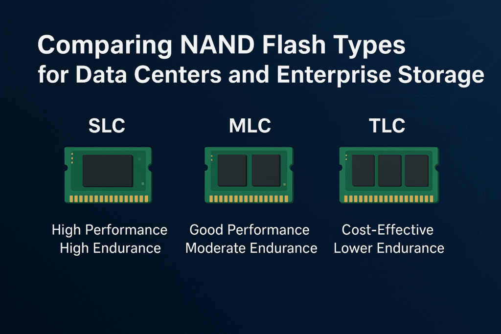 Comparing NAND Flash Types for Data Centers and Enterprise Storage