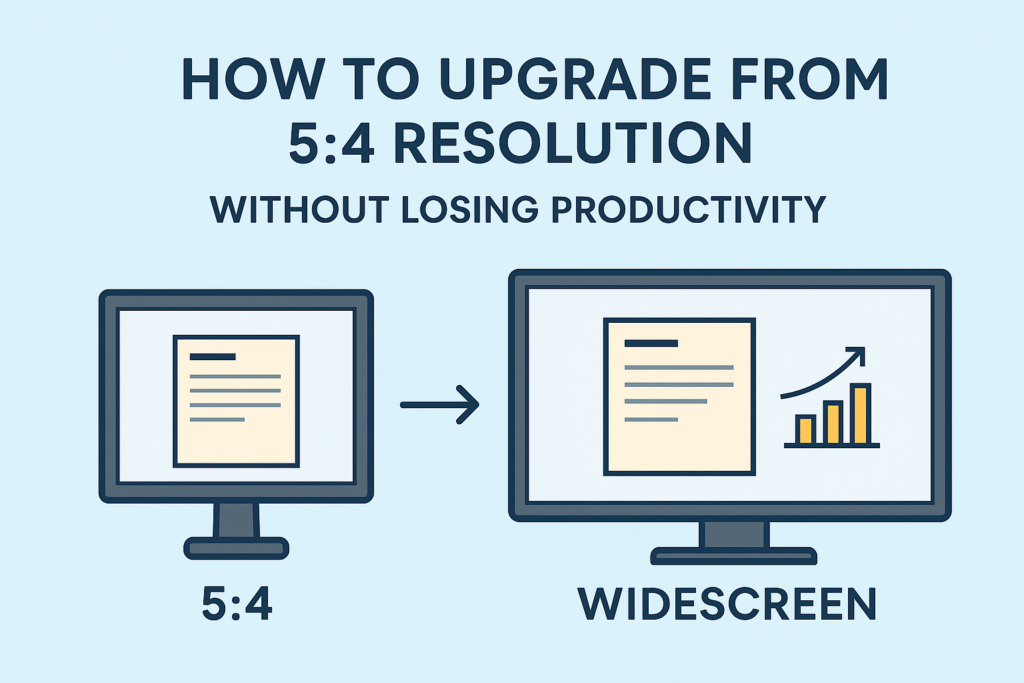 How to Upgrade from 5:4 Resolution Without Losing Productivity