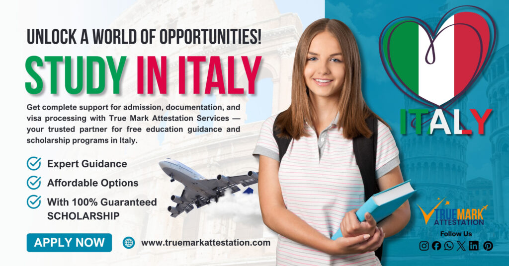 Study in Italy – Free Education Program for International Students