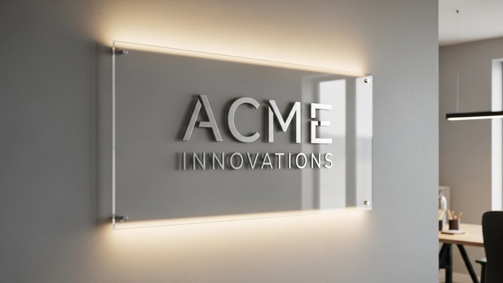 Acrylic Sign Board: A Modern Solution for Branding and Décor