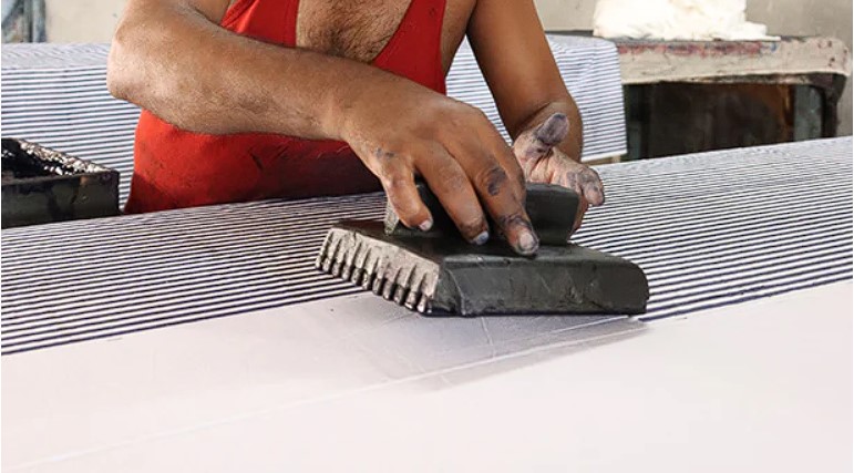 From Wood to Fabric: The Process of Hand Block Printing