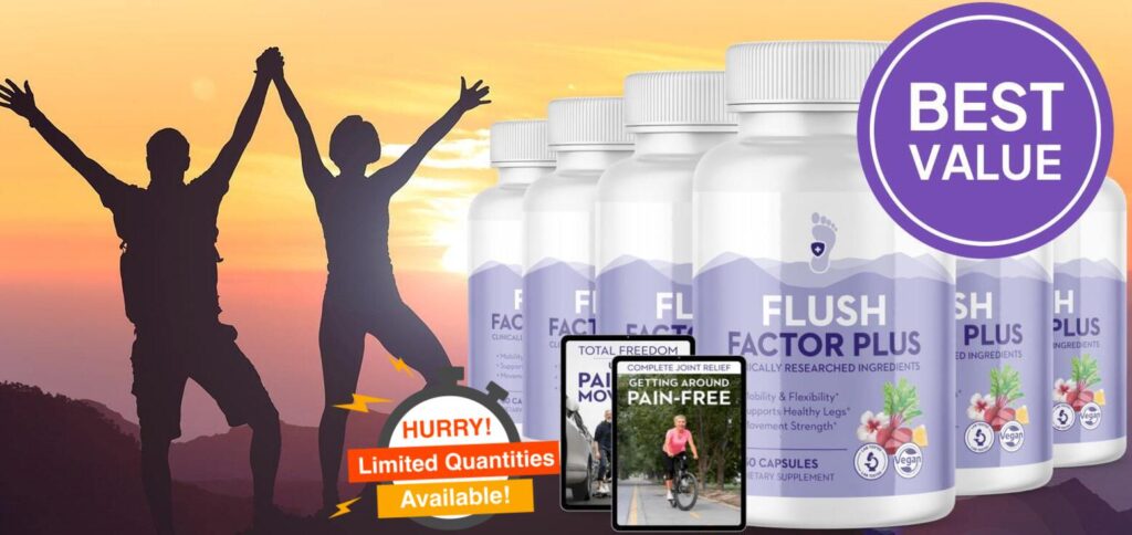 Flush Factor Plus – Natural Support for Healthy Legs & Mobility