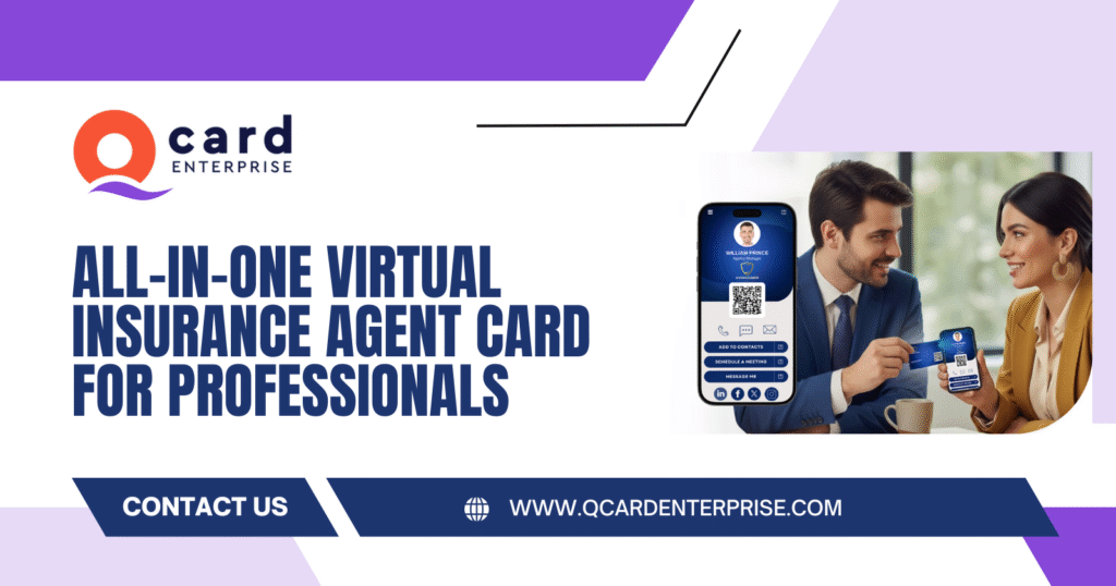 All-in-One Virtual Insurance Agent Card for Professionals