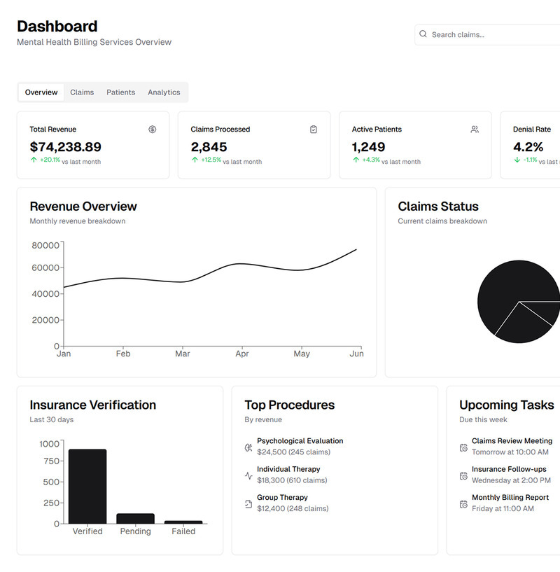 Billing for Mental Health Services