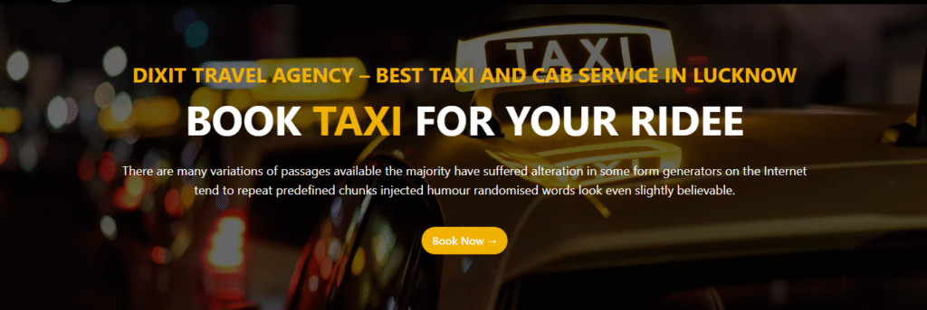 Best Taxi and Cab Service in Lucknow – Affordable, Safe and 24/7 Service