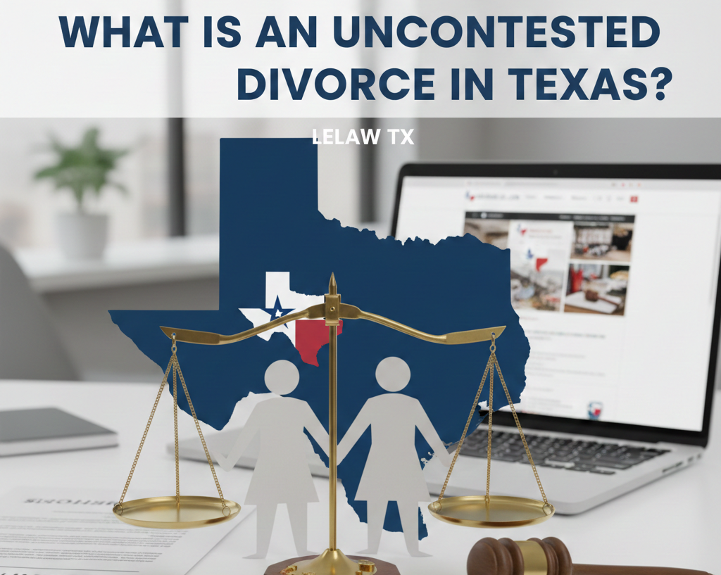 What Is an Uncontested Divorce in Texas?