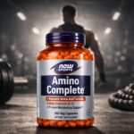 NOW Foods, Sports, Amino Complete – Complete Amino Acid Supplement for Muscle Strength & Recovery