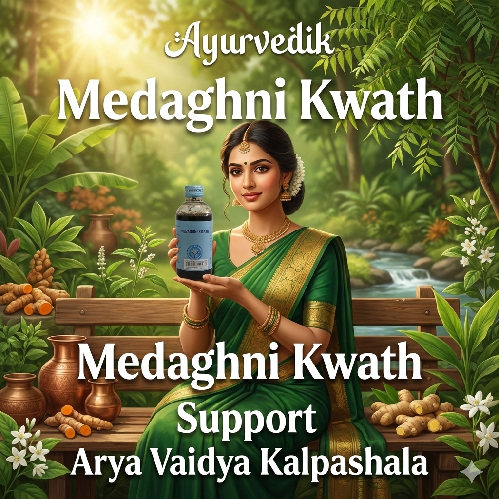 Medagni Kwath Helps Ease Digestion Discomfort Slow Metabolism and Toxin Accumulation
