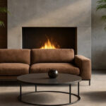 Wysokie donice z cortenu do salonu – design, który dojrzewa z czasem