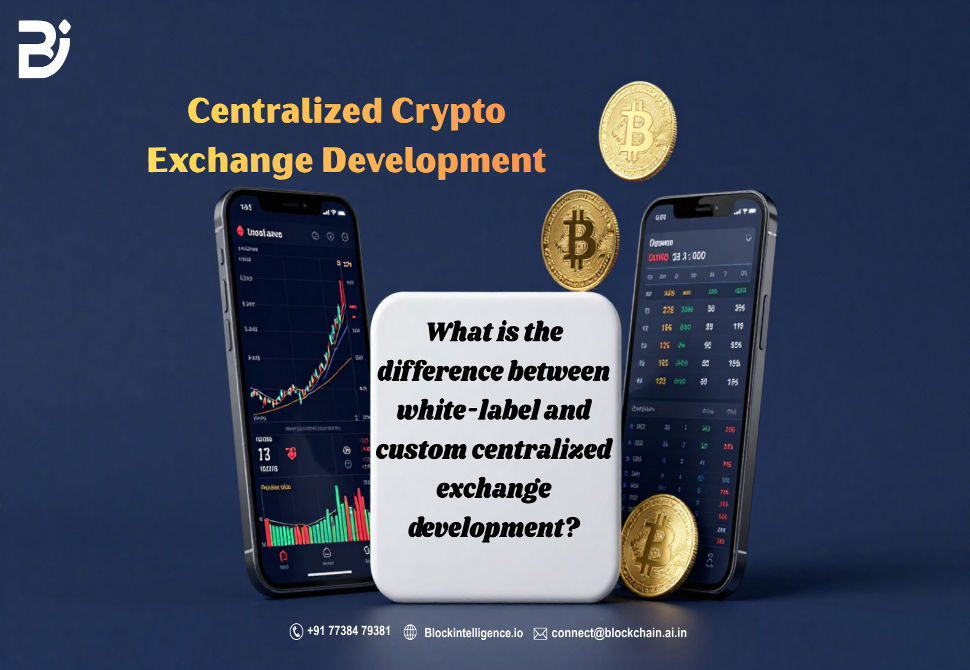 What is the difference between white-label and custom centralized exchange development?