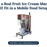 Can a Real Fruit Ice Cream Machine NZ Fit in a Mobile Food Setup?