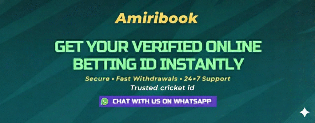 Best Cricket ID – Experience Safe and Smart Cricket Betting with Amiribook
