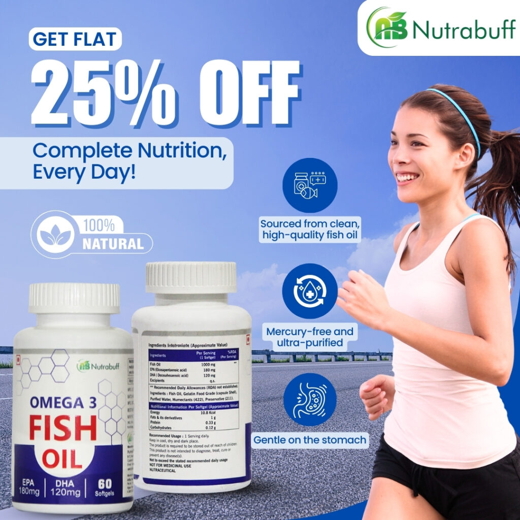 Fix Dry Skin Fast Using Nutrabuff Best Omega 3 Fish Oil Capsules