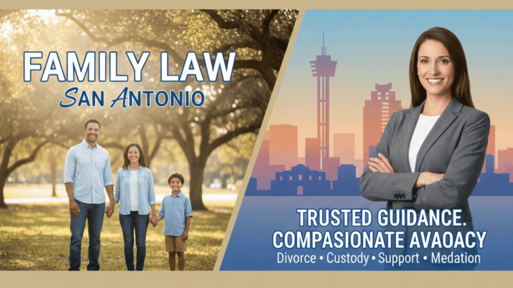 Family Law Attorney San Antonio: Professional Legal Support for Your Family Matters