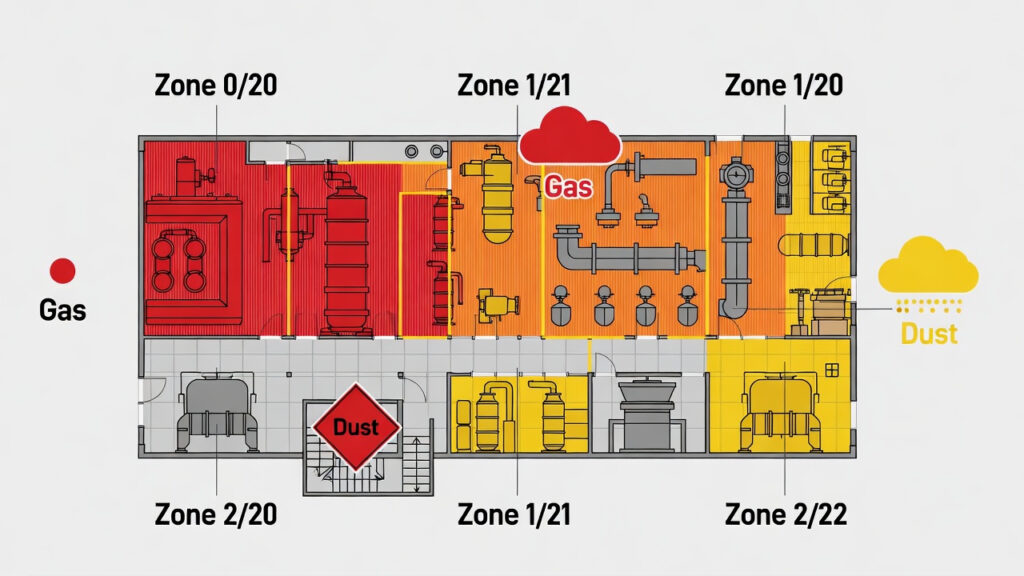 Hazardous Area Zones Made Simple: Zone 0/1/2 and 20/21/22