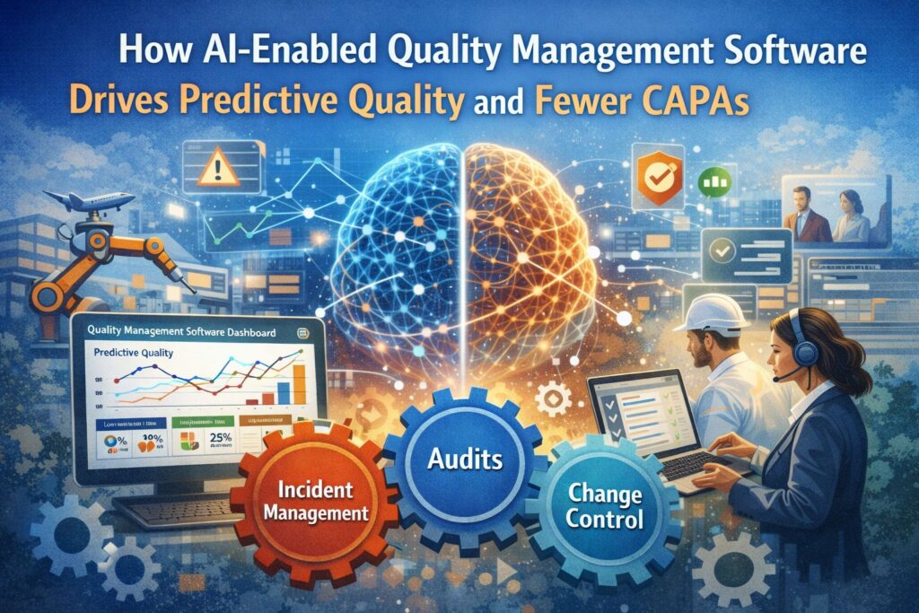 How AI-Enabled Quality Management Software Drives Predictive Quality and Fewer CAPAs