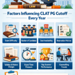 Factors that influence CLAT PG cutoff every year