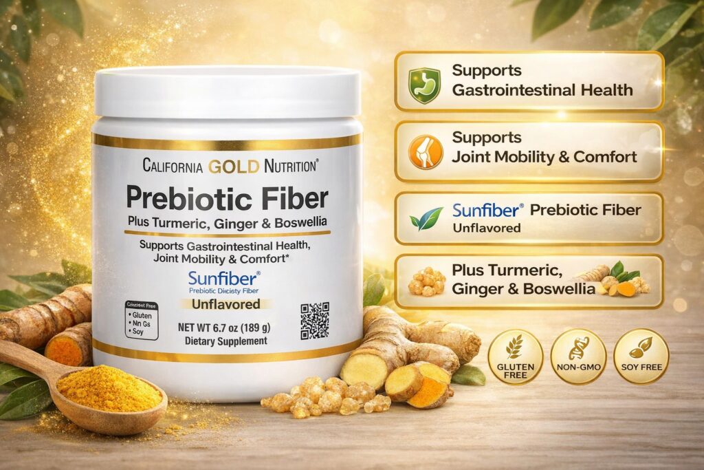 California Gold Nutrition Prebiotic Fiber Plus Review – Powerful Gut Health Support