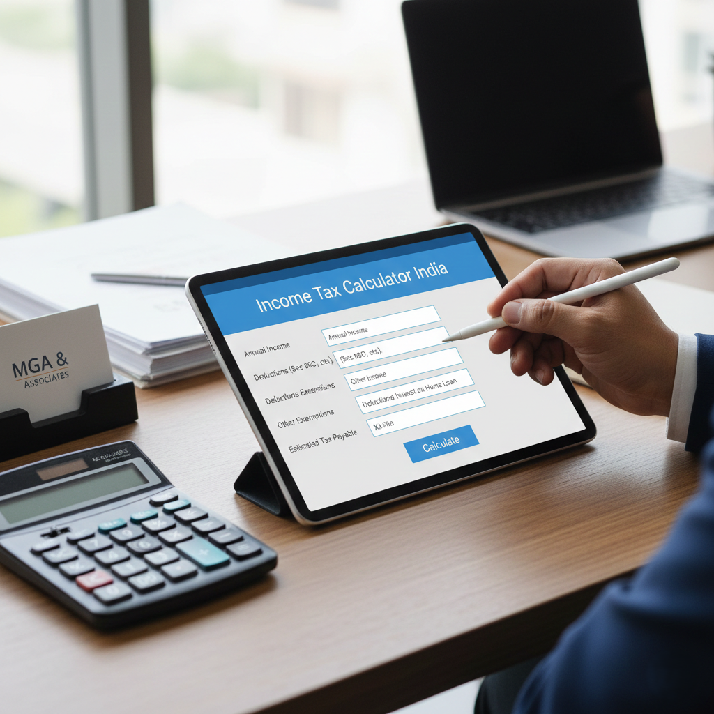 Income Tax Calculator India – Estimate Your Tax Accurately with MGA & Associates