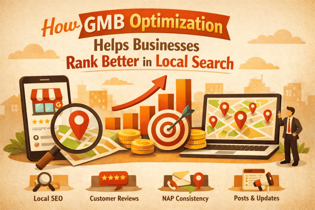 How GMB Optimization Helps Businesses Rank Better in Local Search