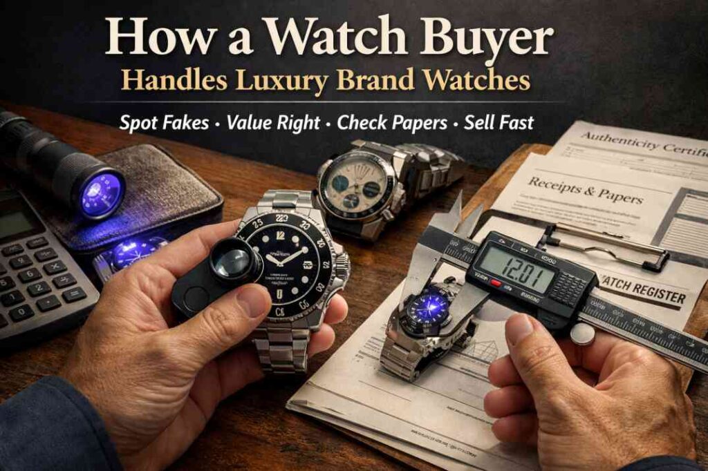 How a Watch Buyer Handles Luxury Brand Watches