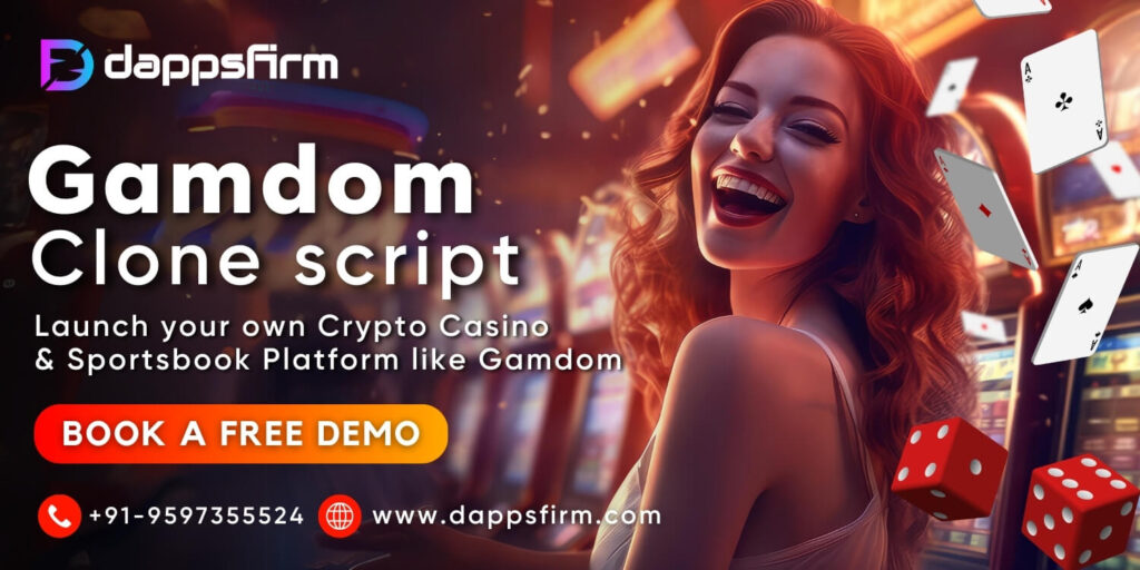 Gamdom Casino Clone Script with Live Games & Real-Time Betting Features