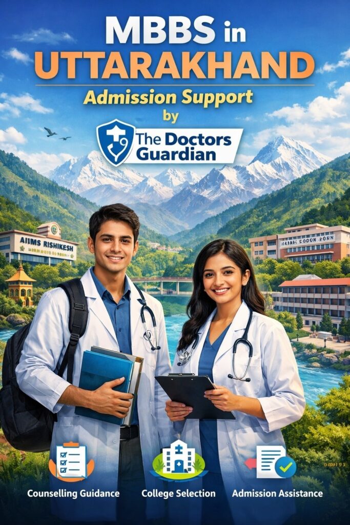 MBBS in Uttarakhand Admission Support: How The Doctors Guardian Helps Students Succeed